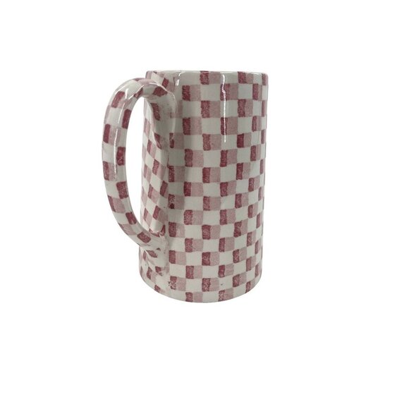 Burleigh Staffordshire‎ Ironstone Chequers Checked Pitcher Jug 5.5" Tall *RARE* - Picture 2 of 8